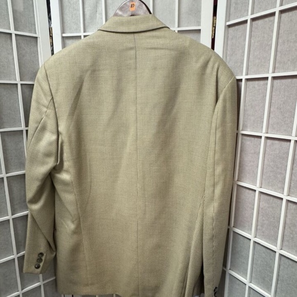 Bill Robin Son,Men’s,Dress Jacket,Beige,Sz L,Buttons,Pockets,Made in France.! - Picture 3 of 12